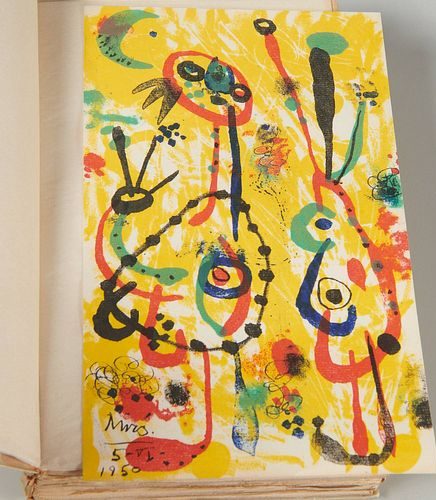 Joan Miro lithograph, Andre Breton, Humour Noir