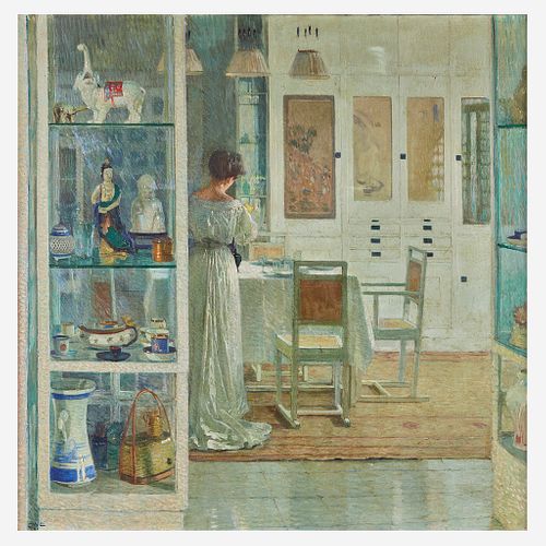 Carl Moll (Austrian, 1861–1945), , Weißes Interieur (White Interior)