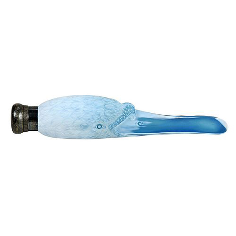 Thomas Webb & Sons Swan's Head Cameo Scent Bottle