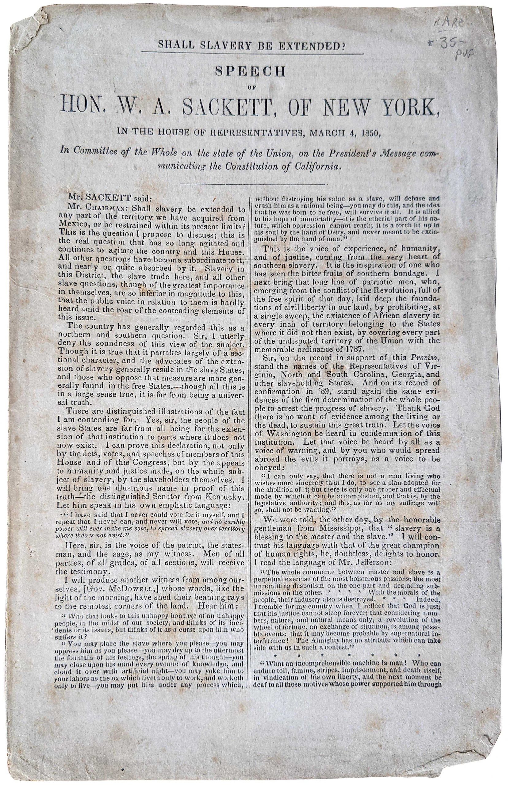 https://www.artelisted.com/auction-lot/antique-speech-shall-slavery-be-extended-1850_2764224997