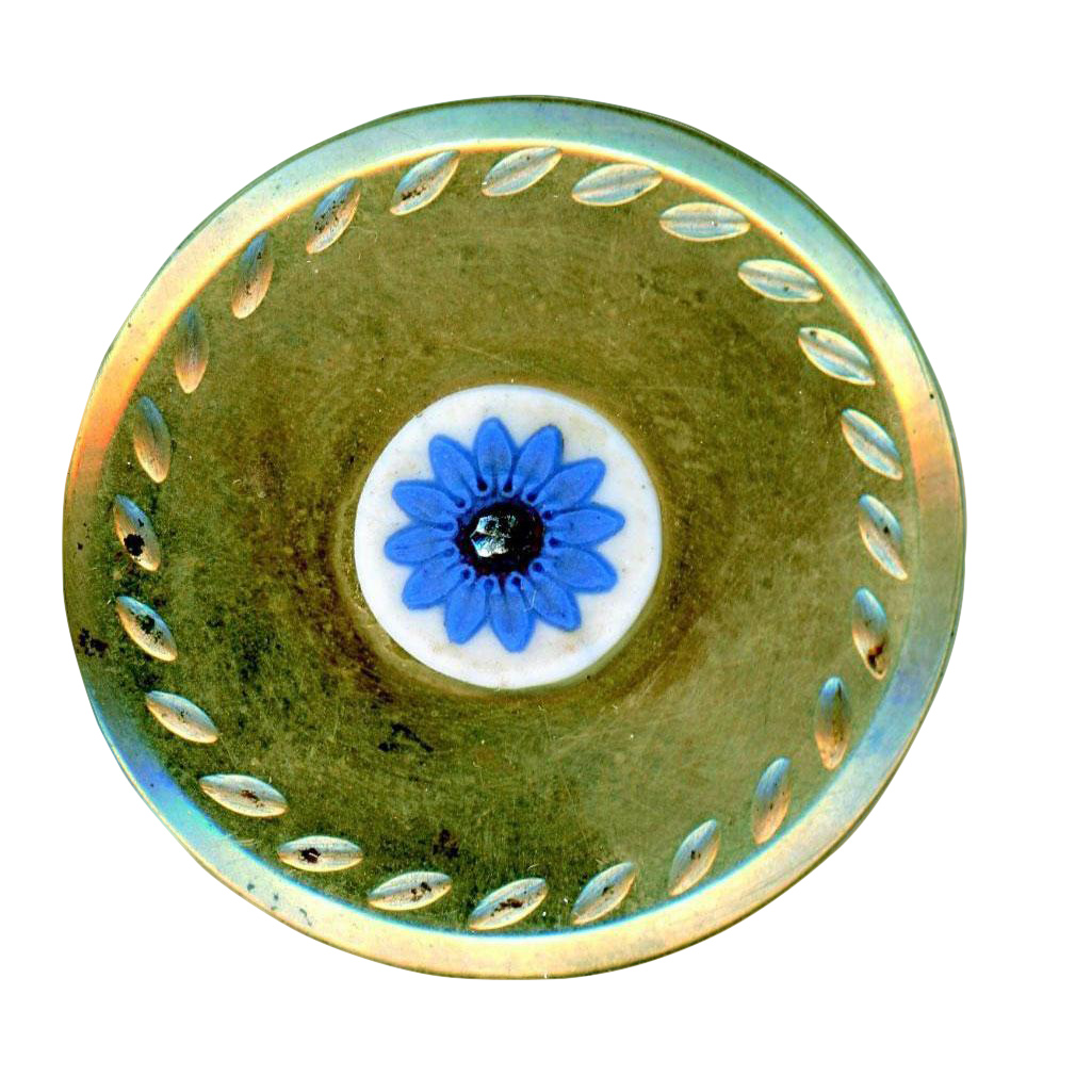 Another Very Rare 18th Century Button Is This Tombac