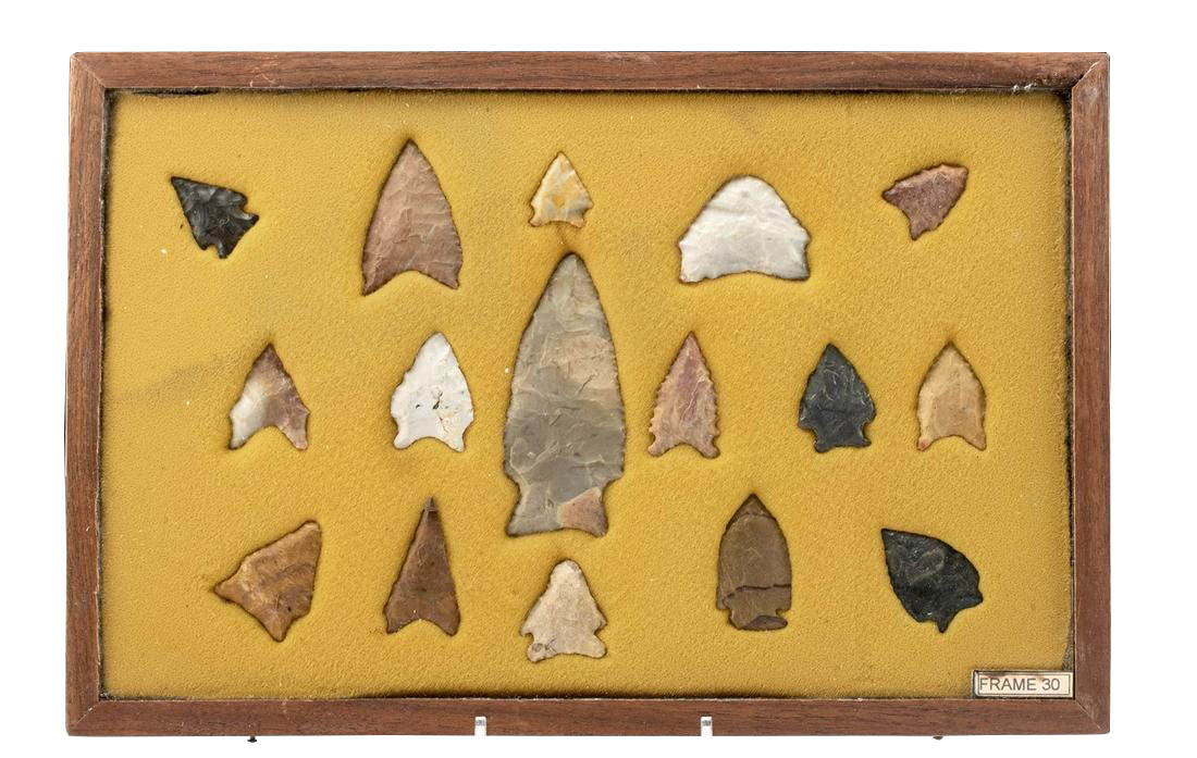 14 Native American San Patrice Stone Arrowheads14 Native American San Patrice Stone Arrowheads