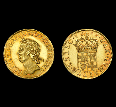 Oliver Cromwell, Broad, 1656