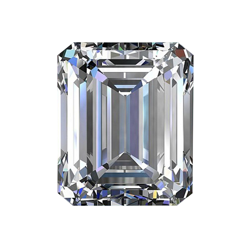 10.02 ct, E/VVS2, Emerald cut GIA Graded Diamond. Unmounted. Appraised Value: $2,571,000