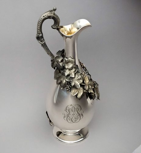 Large Howard Sterling Silver Wine Caraffe