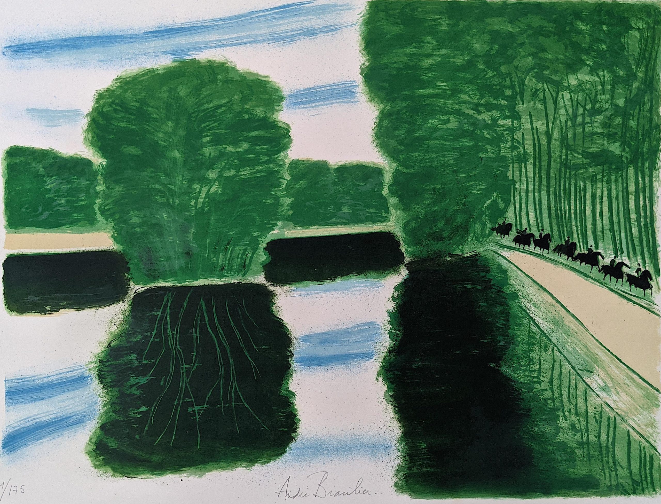 ANDRE BRASILIER Signed Original Lithograph 1/175