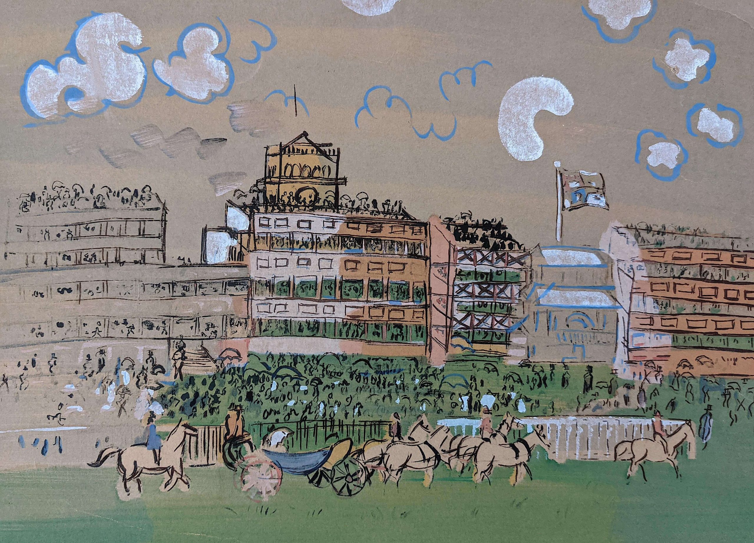 RAOUL DUFY (Attrib.) Original Gouche Painting