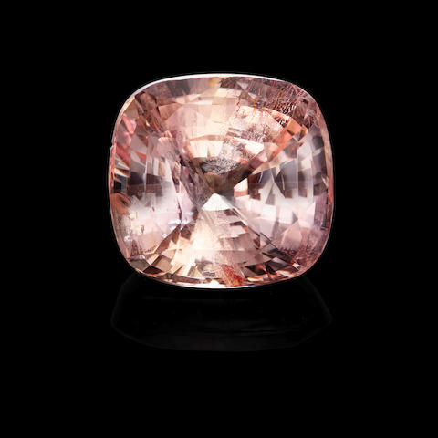 PADPARADSCHA-TYPE" FANCY COLORED SAPPHIRE