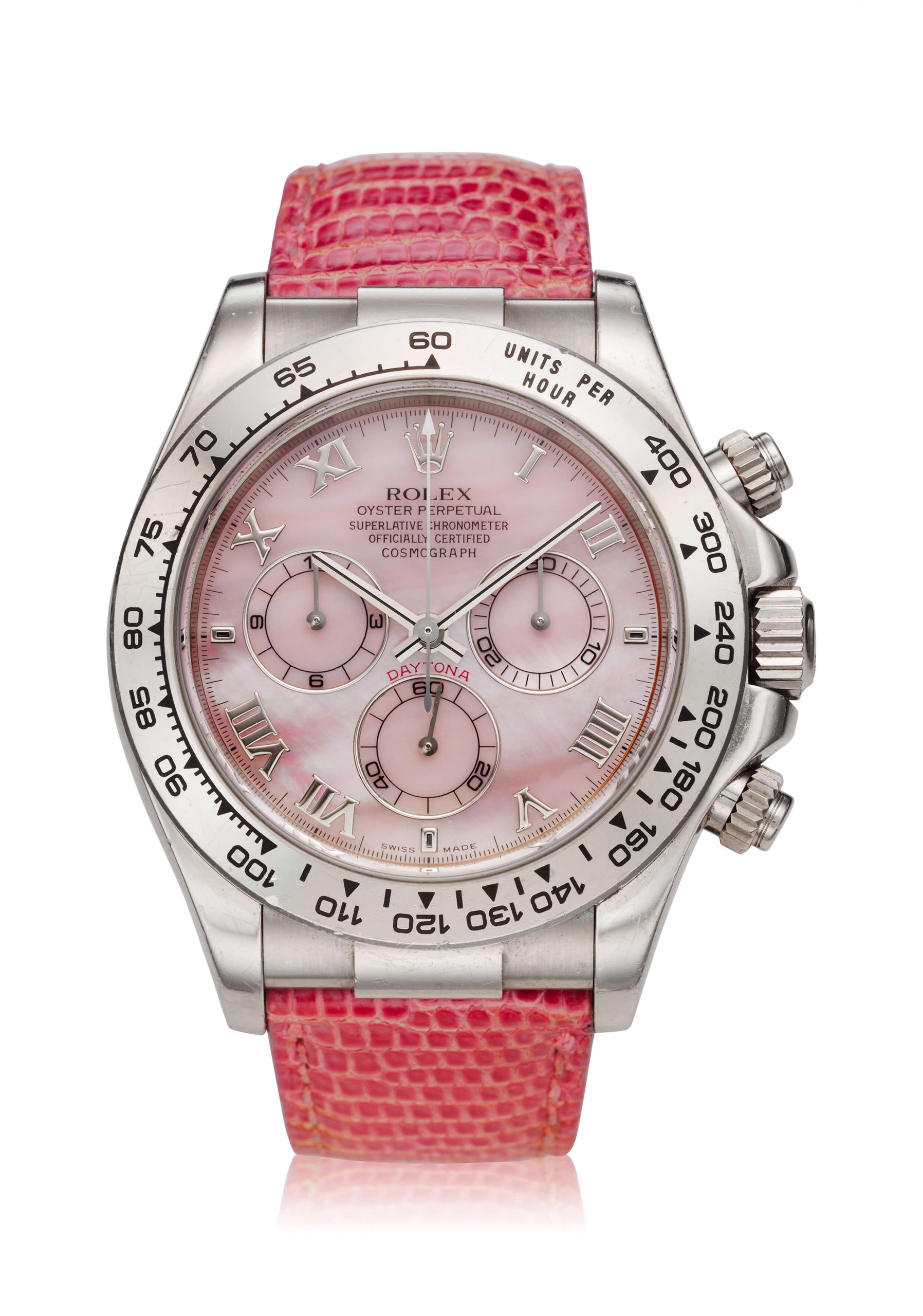 Rolex Reference 116519 'Daytona Beach' A white gold automatic chronograph wristwatch, Circa 2000