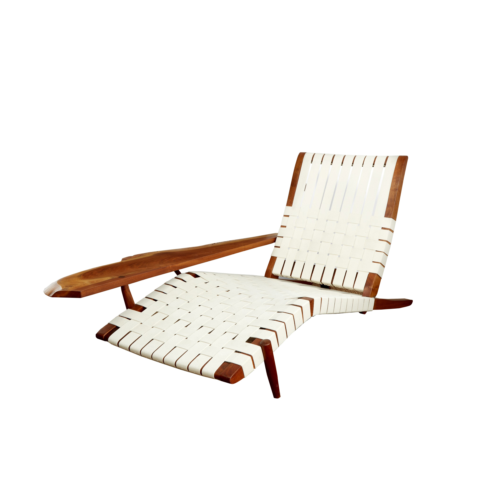 George Nakashima "Long" Chair with Arm, New Hope, Pennsylvania, 1979