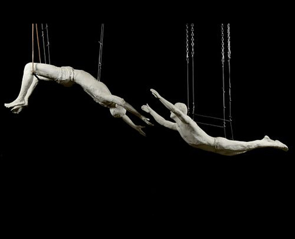 Monumental George Segal Bronze Sculpture Installation