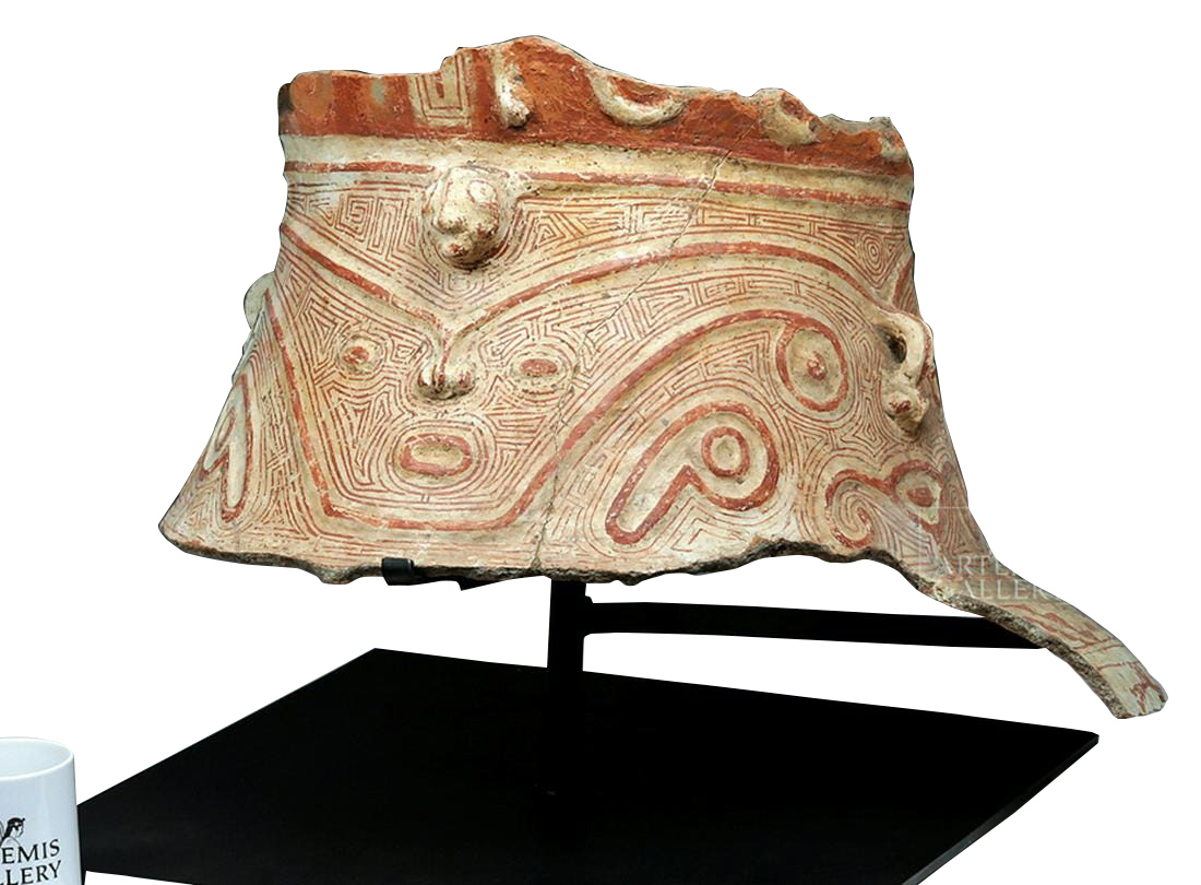 Marajoara Massive Terracotta Urn Fragment