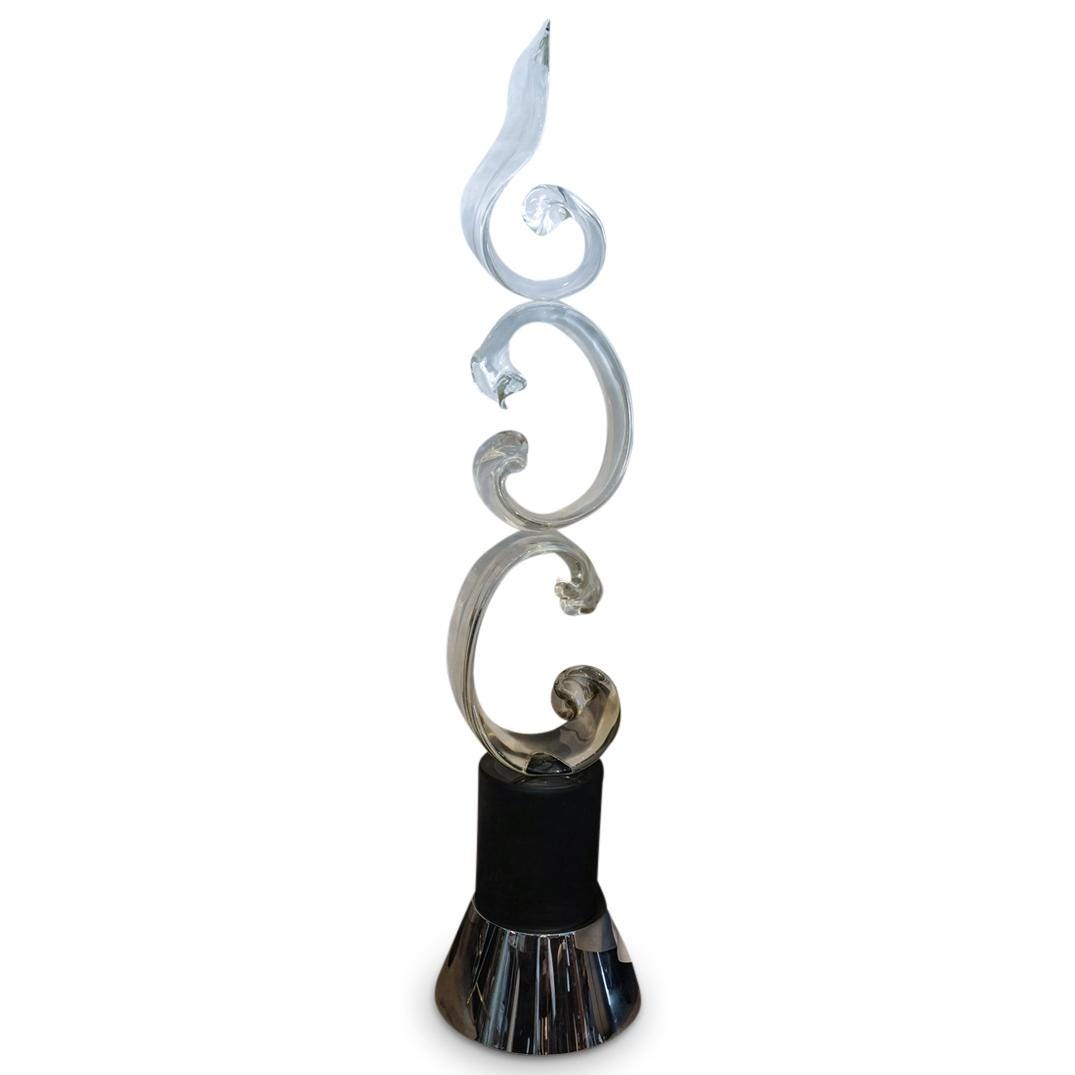 Monumental Elio Raffaeli (b. 1936) Murano Sculpture