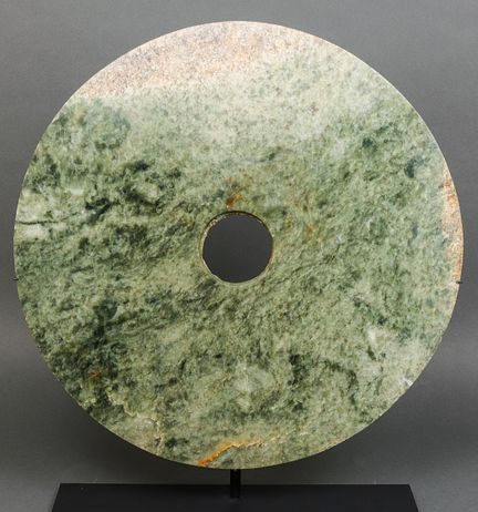 Chinese Neolithic Period Jade Bi Disc