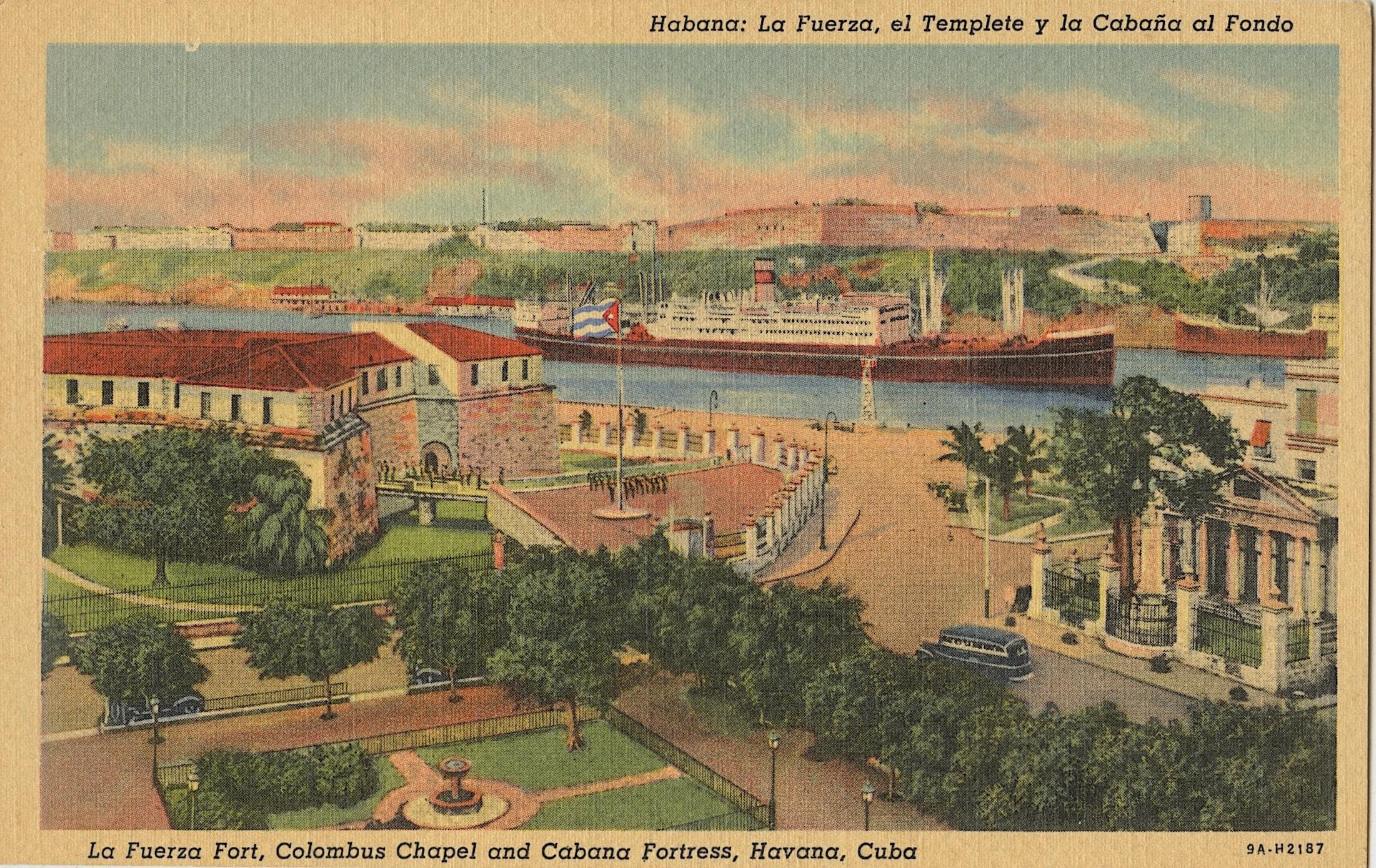 Antique Vintage Rare Postcard Habana Cuba View