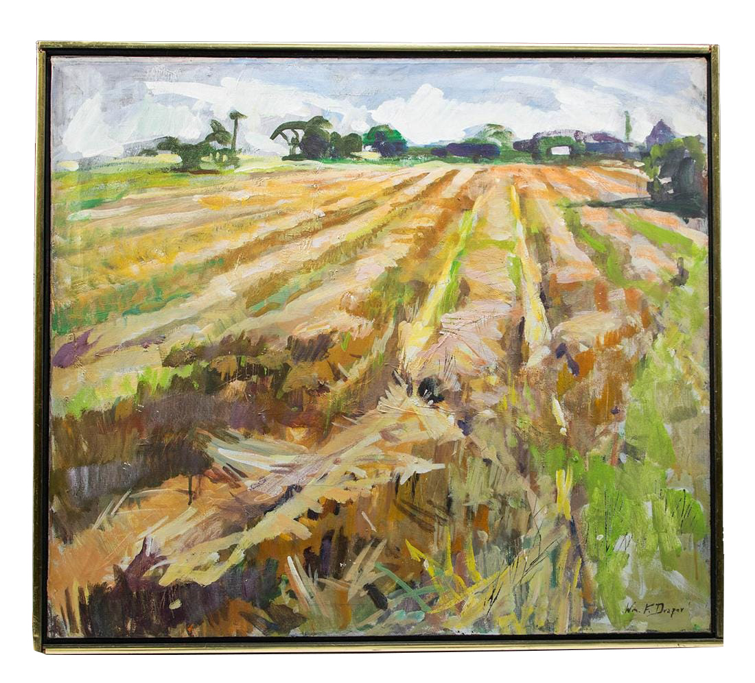 Exhibited 1967 W. Draper Painting Fields Bridgehampton