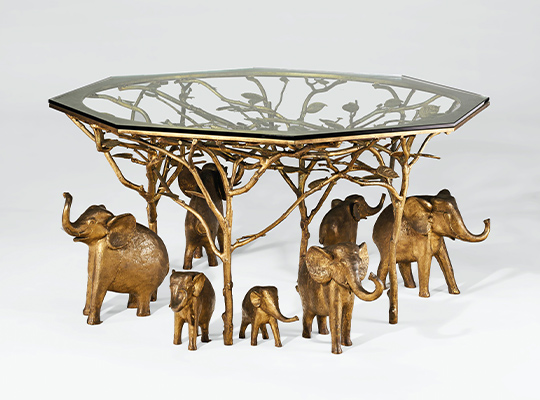 François Xavier Lalanne Troupeau d' Éléphants dans les Arbres