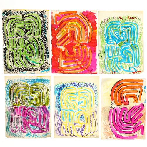 Chryssa, group (6) sketches