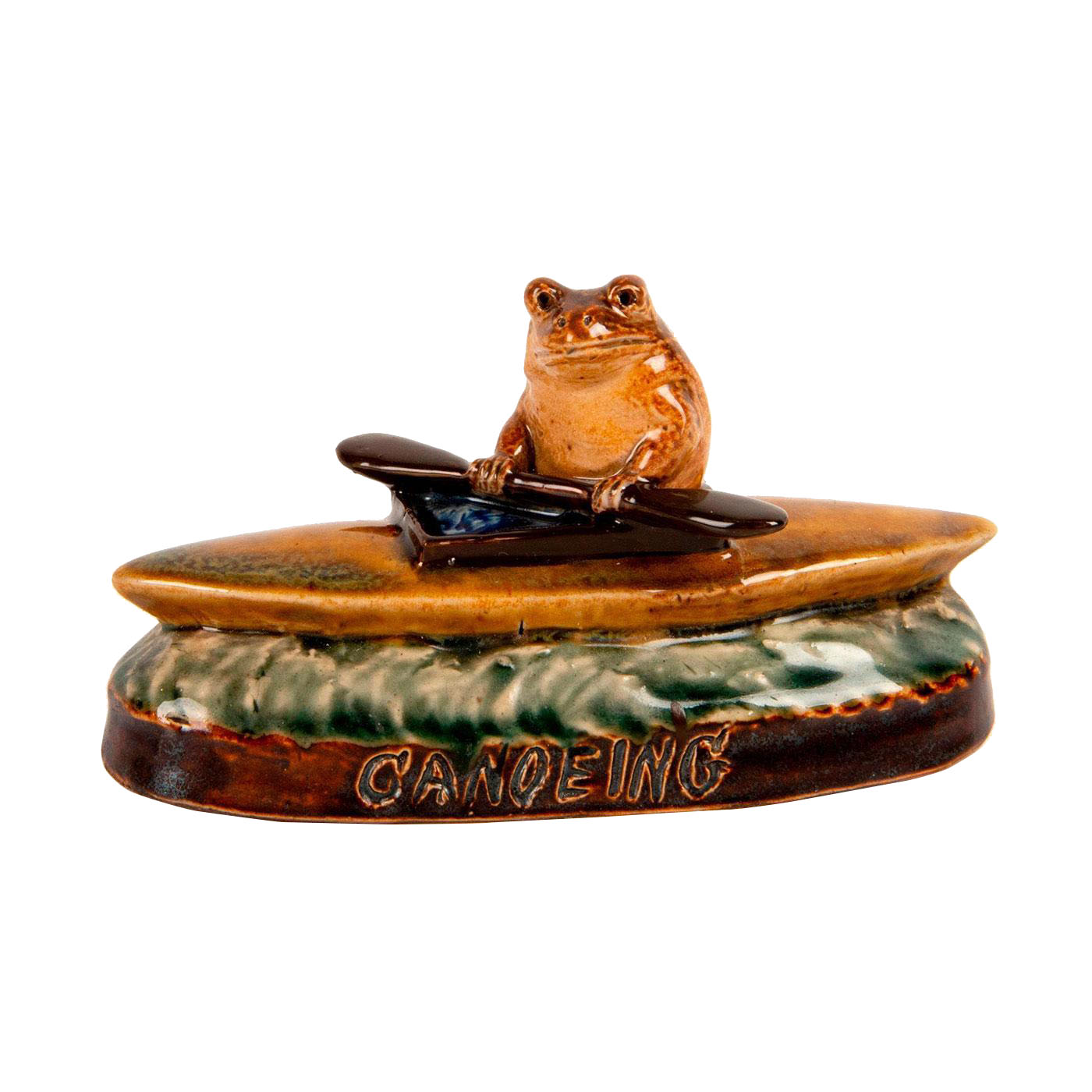 Doulton Lambeth George Tinworth Figurine The Canoist