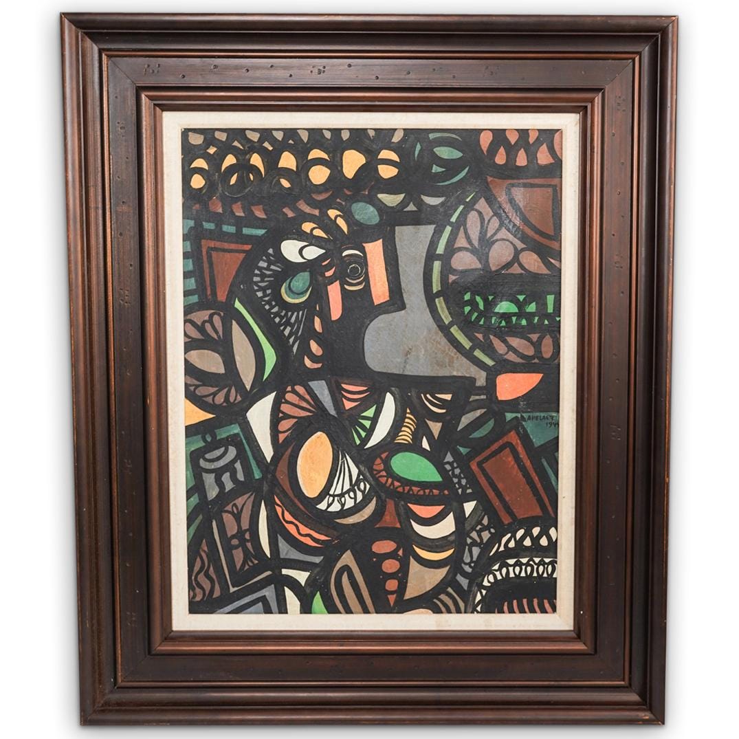 Amelia Pelaez (Cuban, 1896-1968) Oil Painting