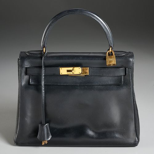 Hermès Kelly 28 black calf