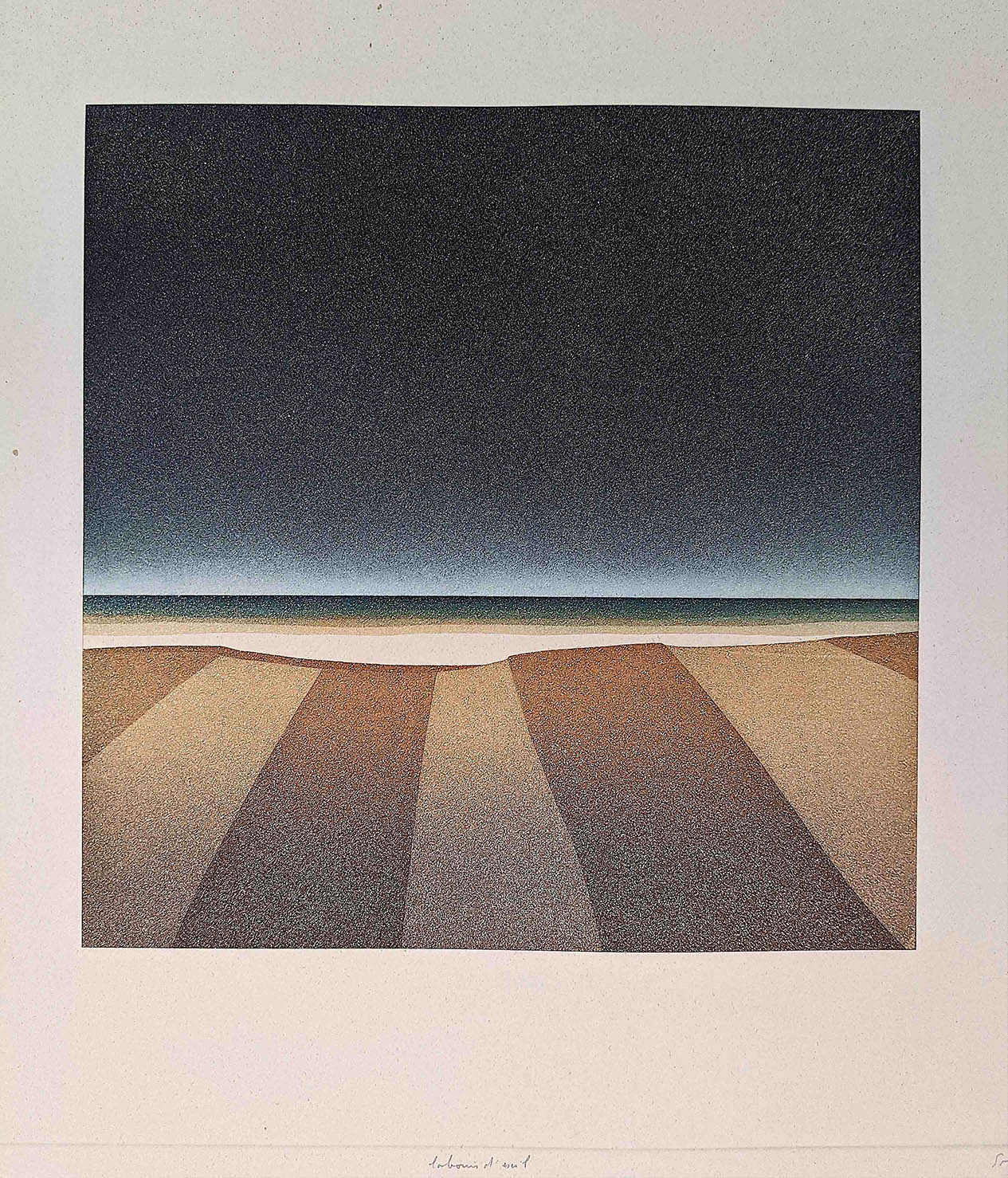 JEAN SOLOMBRE Hand Signed Aquatint Engraving 25/25