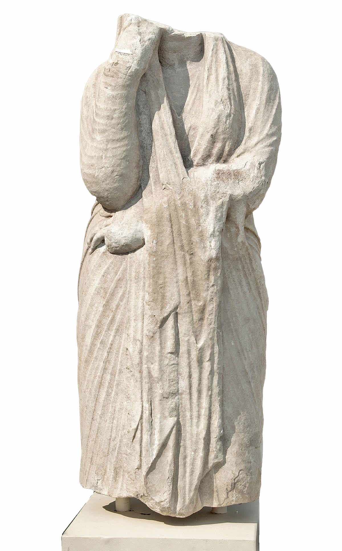 Impressive Roman Marble Female - Pudicitia Type