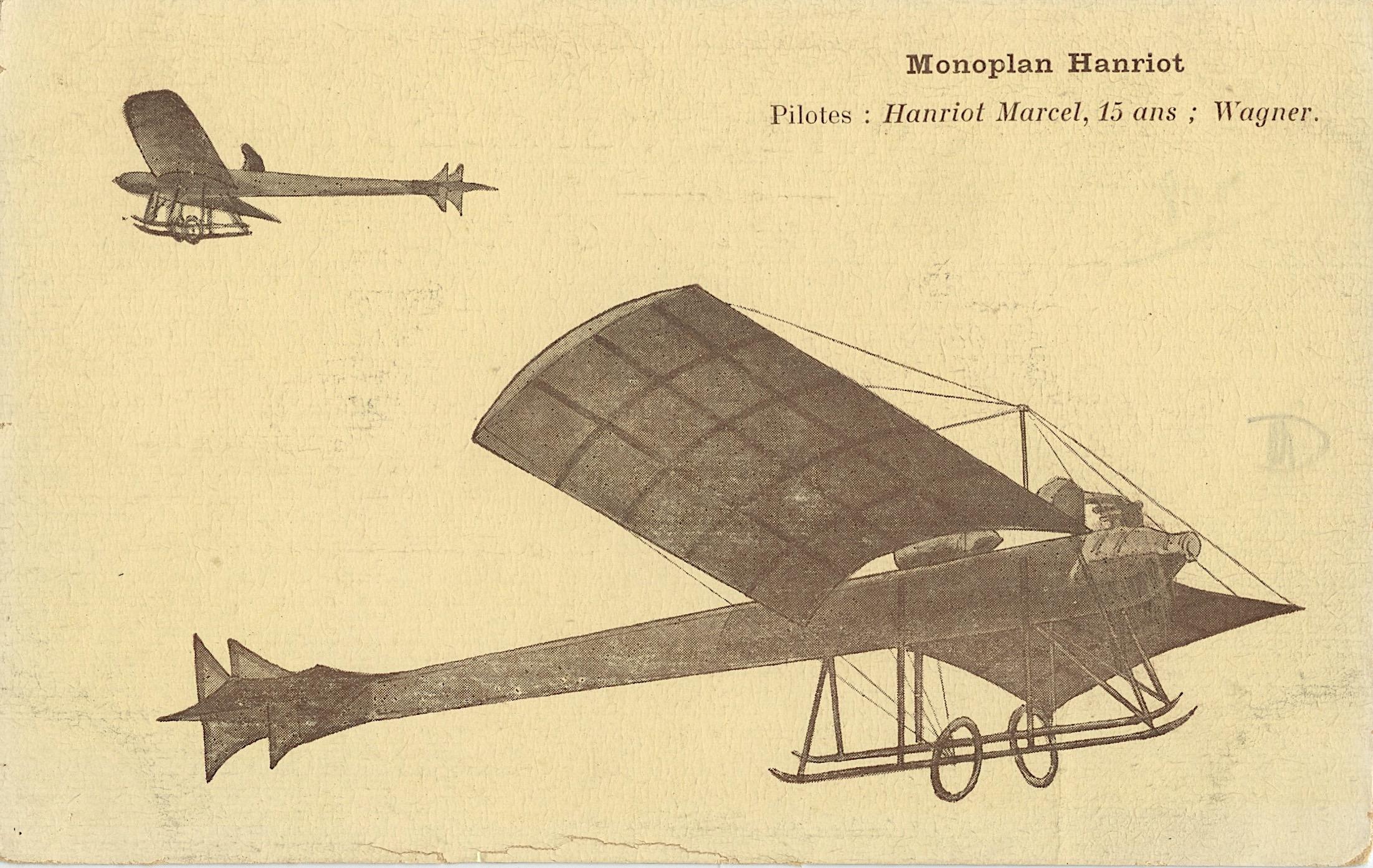 Antique Vintage Rare Postcard Pioneers Aviation