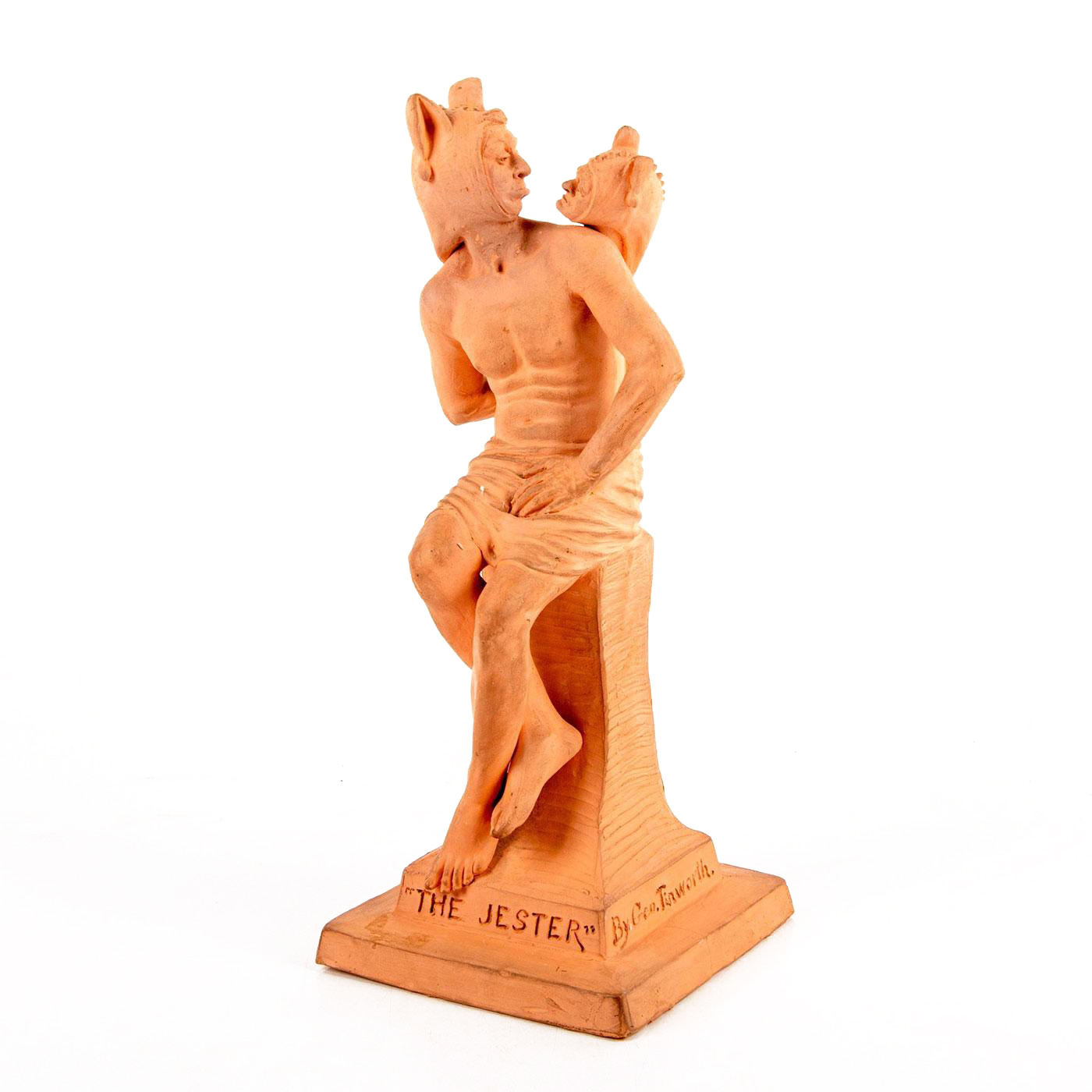 Doulton Lambeth Tinworth Terracotta Figurine, Jester