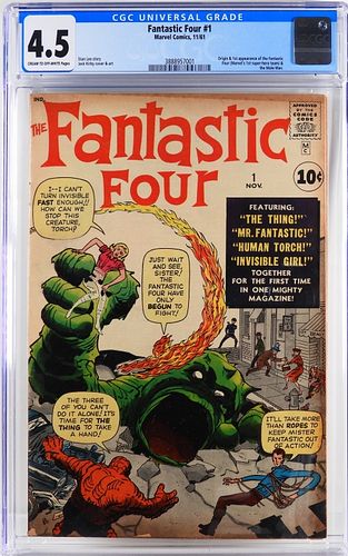 Marvel Comics Fantastic Four 1 CGC 4.5