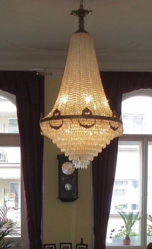 Antique Palacial Crystal Chandelier