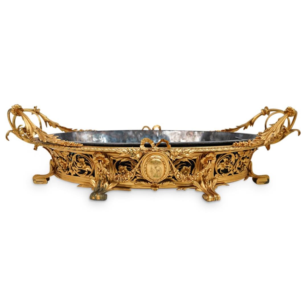 Napoleon III Christofle Gilt Bronze Centerpiece