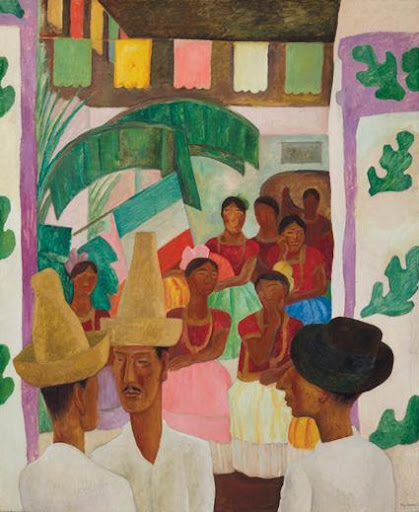 Diego Rivera, The Rivals, 1931. Image from Christie’s.