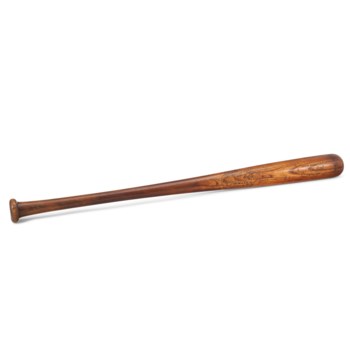 Important Babe Ruth Professional Model Baseball Bat with Eight Home Run Notches c.1928-29