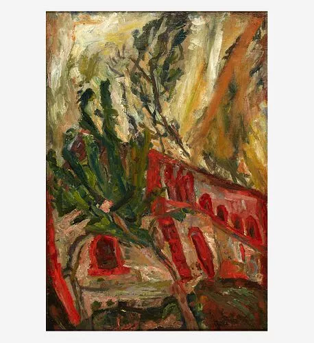Chaïm Soutine (French/Russian, 1893-1943) Le Viaduc Rouge Près de Vence