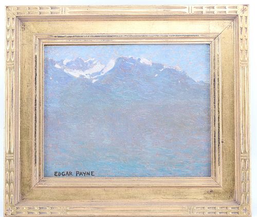 Edgar Alwin Payne (1883-1947) In the Misty Alps