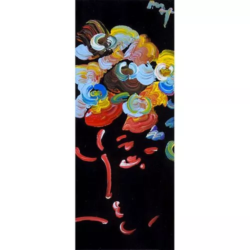 Peter Max (b. 1937) Acrylic On Canvas, Roseville Profile