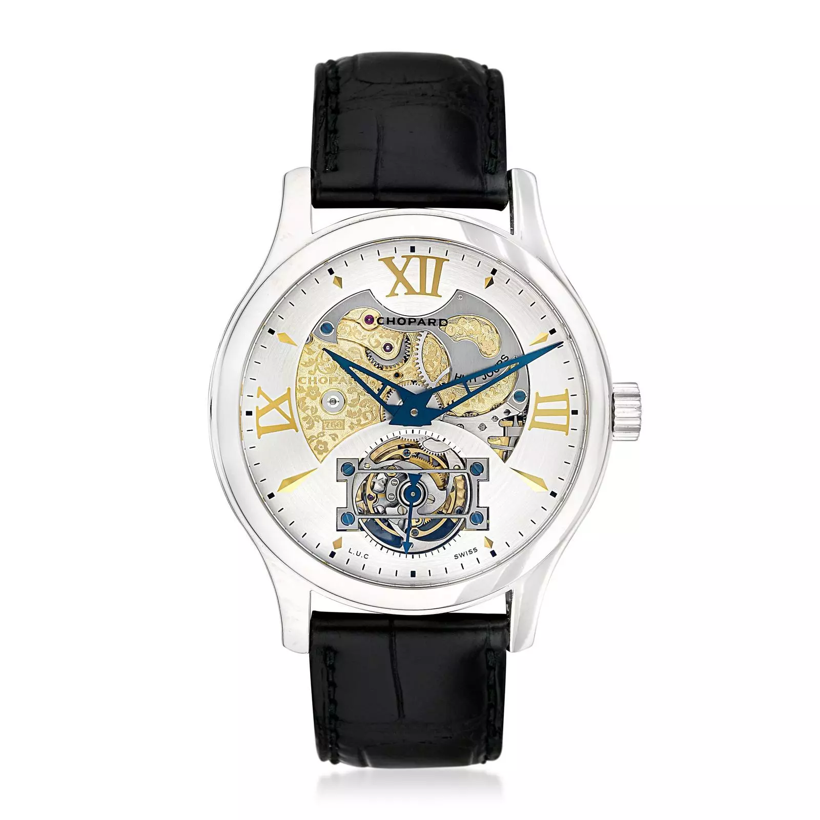 CHOPARD L.U.C ESPRIT DE FLEURIER TOURBILLON IN 18K WHITE GOLD, LIMITED EDITION