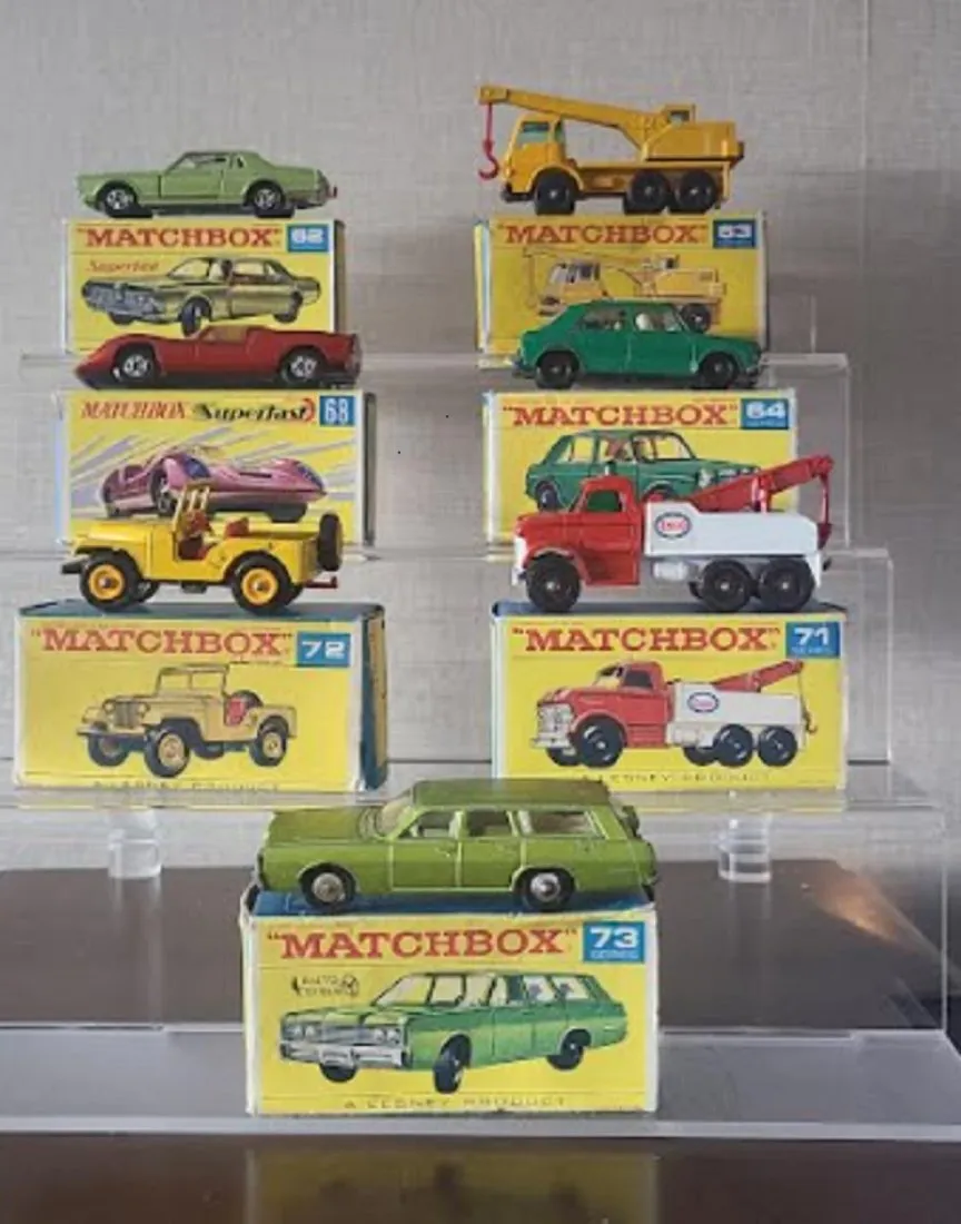 Matchbox Lensey superfast cars with original box Highly