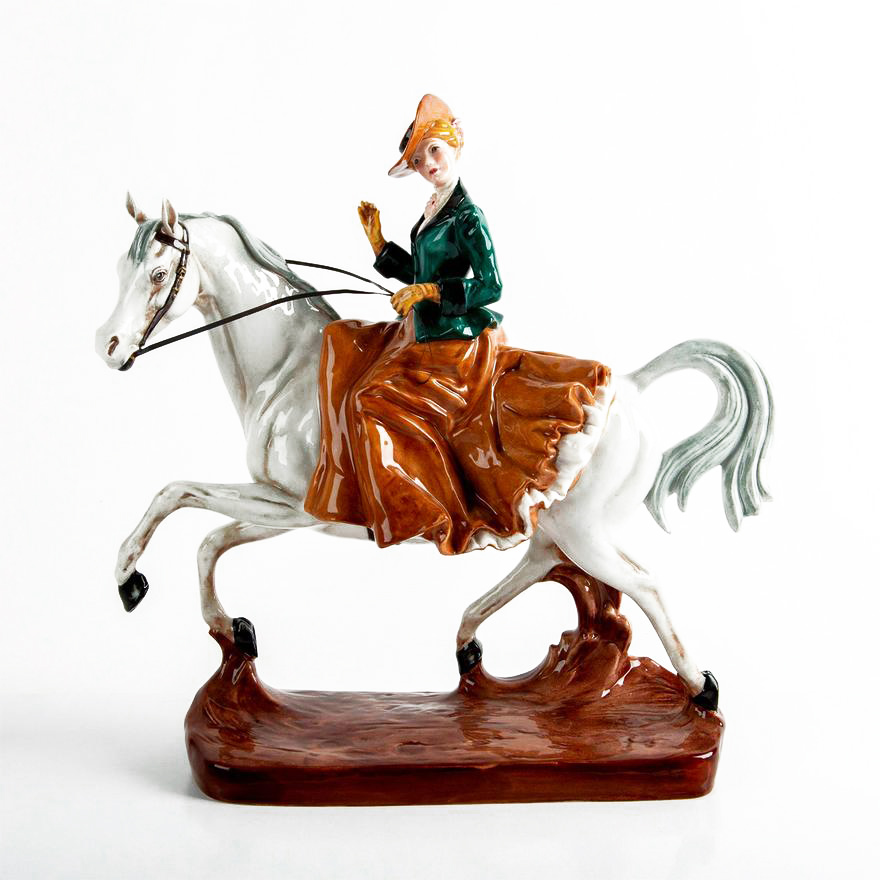 Royal Doulton Limited Edition Figurine, Woman On Horse #3993