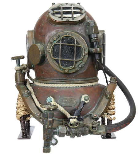 Incredible 1900s A.J. Morse Diving Helmet w/ History