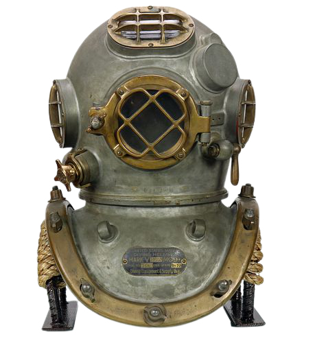 US Navy Mark V DESCO Diving Helmet – Never Used!