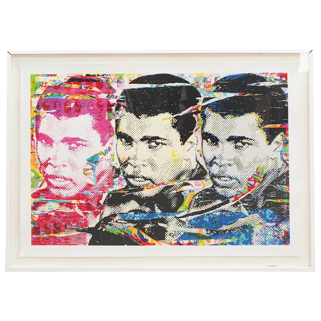 Mr. Brainwash (French, b. 1966) "The Champ" Silkscreen Print 72/95
