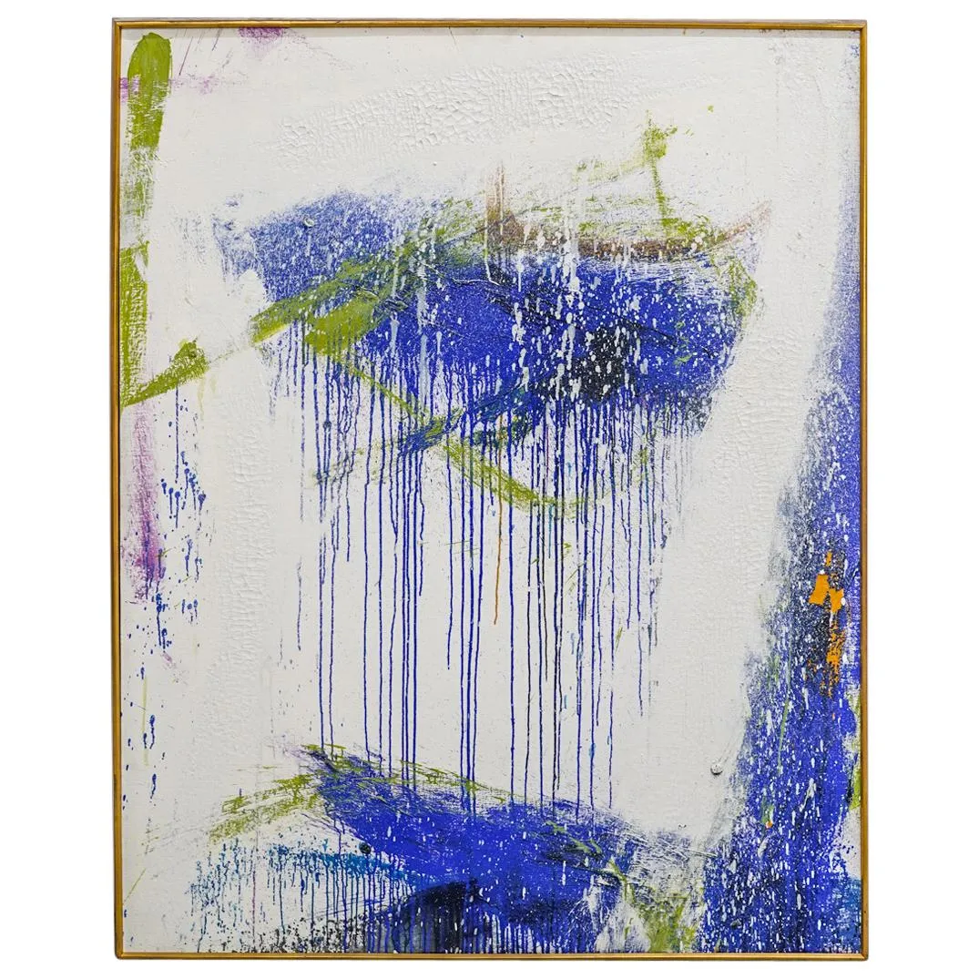 Norman Bluhm "Paestum" Acrylic on Canvas Painting