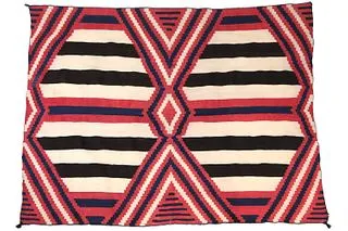 Navajo Fourth Phase Chief's Wearing Blanket