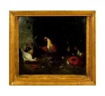 ATTR. MELCHIOR DE HONDECOETER (DUTCH, 1636-1695) OIL