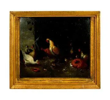 ATTR. MELCHIOR DE HONDECOETER (DUTCH, 1636-1695) OIL
