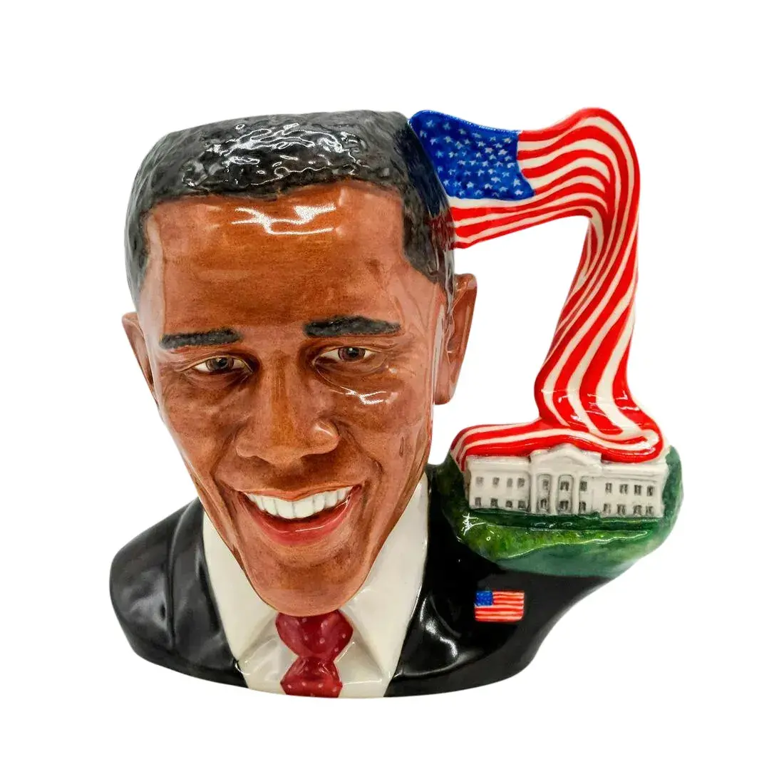 Barack Obama , Prototype - Large - Royal Doulton Character Jug