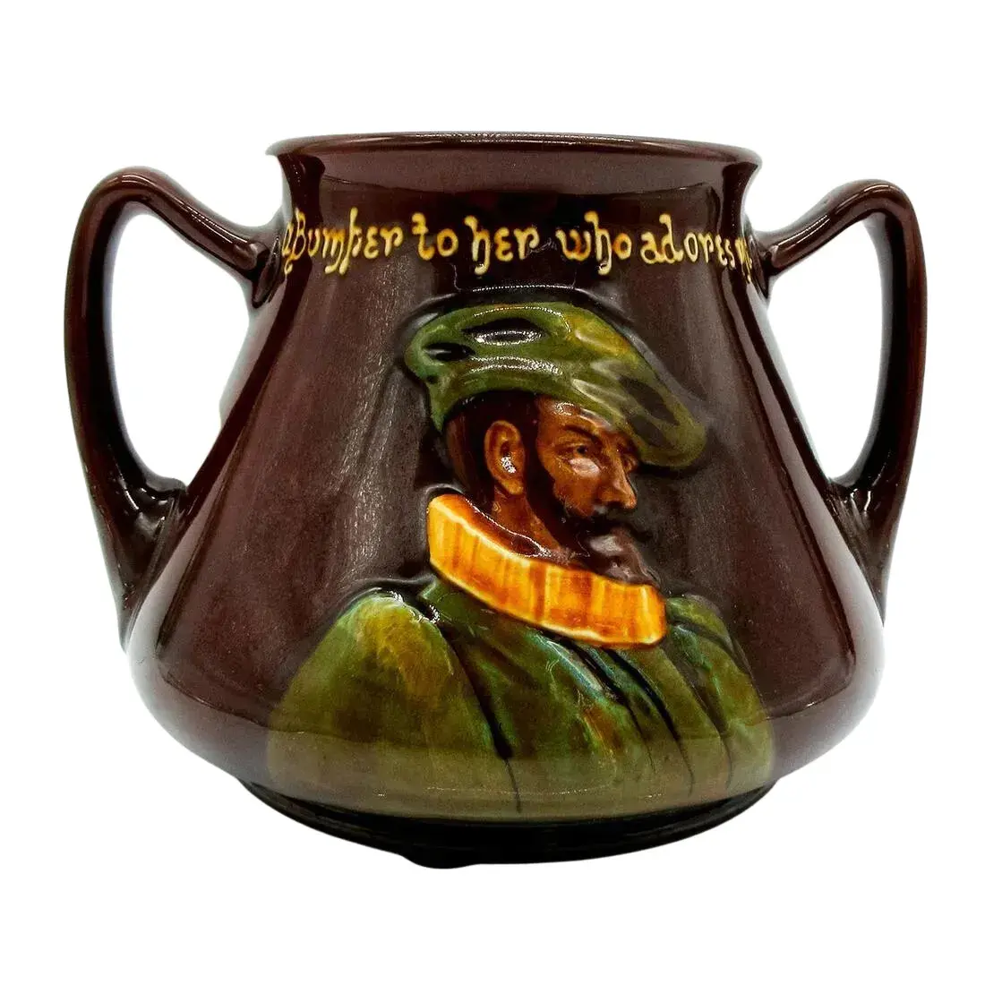 Royal Doulton Kingsware Twin Handled Motto Vase