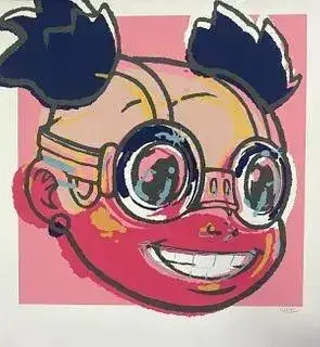 Hebru Brantley - Lilac (Red and Pink)